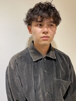 表参道/メンズパーマ/マッシュ/マッシュパーマ/無造作/吉田３