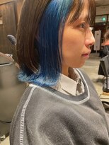 へアサロンアンドカフェガーデン(hair salon&cafe GARDEN)&nbsp;インナーカラー/ケアブリーチ/ブルーカラー