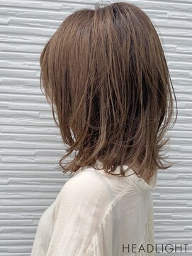 ソーエン バイ ヘッドライト 釧路若松店(soen by HEADLIGHT) アッシュベージュ×レイヤーボブ_486M1440