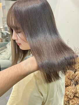 似合わせ/白髪ぼかし/インナーカラーに特化した髪質改善サロン 元住吉 武蔵小杉 【パーソナルカラー診断】似合う髪色相談+似合わせカラー