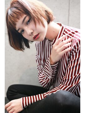 ラフィスヘアーゴート 大和八木店(La fith hair goat) 【La fith】 ガーリーショートボブスタイル