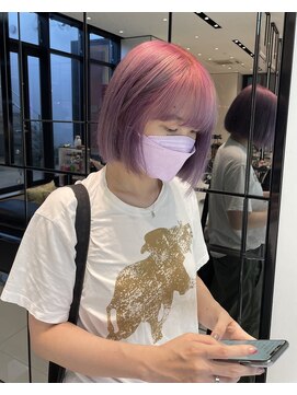 キーン 吉祥寺店(keen) 《keen×オオキタ》ルーツカラー×切りっぱなしボブ