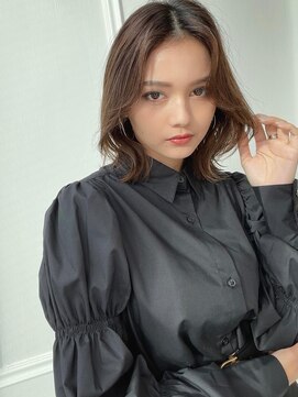 アッシュ 大森店(Ash) 大人かわいい/ひし形シルエット/イルミナ/フェイスレイヤー