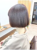 【白髪染め可】ボブショート ビフォアー＆アフター