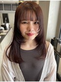 顔まわりレイヤーカット