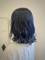 ヘアメイク コモレビ(hairmake komorebi) 【山本智文】ネイビーブルー