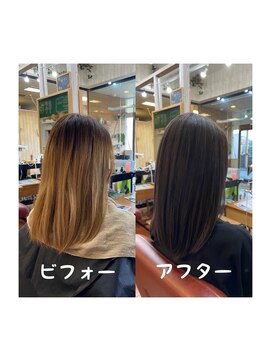 スミカ(sumica) #ブリーチ　 #ちょっと濃く　#色落ち楽しむ