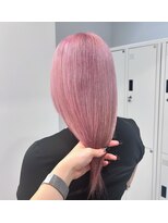 ペレ 栄店(PELE)&nbsp;デザインカラー/レイヤーカット/ウェットヘア/オリーブベージュ