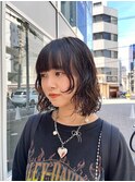 CAF FUKO ウルフボブパーマ/くるくるパーマ/大阪/心斎橋
