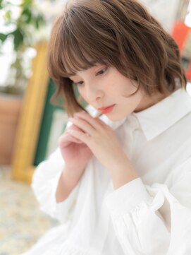 カバーヘア ブリス 戸田公園西口店(COVER HAIR bliss) ■大人ハイライトイメチェンボブパーマ301-3戸田公園10代20代