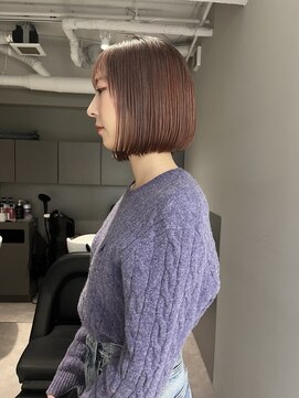 シーンヨコハマ 横浜店(SCENE yokohama) ミルクティーベージュ/ ボブ