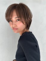 ギークス(GEEKS)&nbsp;【GEEKS渋谷】ハンサムショート/冬カラー/アッシュベージュ/小顔