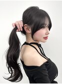 韓国ヘア/韓国スタイル/縮毛矯正/髪質改善/レイヤーカット