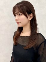 アッシュ 小岩店(Ash) ベージュ顔まわりレイヤー