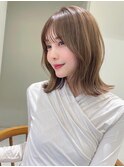 ハイライトバレイヤージュダブルカラーケアブリーチ30代40代