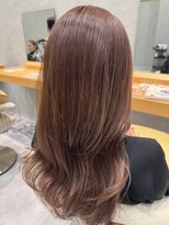 ヘアデザインファブロ イオンモール宮崎店(hair design FABRO.)&nbsp;【韓国レイヤー/韓国スタイル/ピンクベージュ】