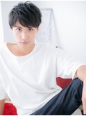 越谷/髪質改善/ブルーブラック☆フェザーショートc
