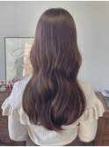 髪質改善カラー暖色ココアブラウン秋カラー冬カラー艶カラー