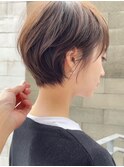 30代40代小顔ヘア簡単スタイリングくせ毛カバー丸みショート
