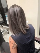 ハーパーズ 渋谷(harpers)&nbsp;ダークグレージュバレイヤージュボブ