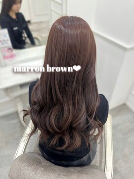 ミリム 栄矢場町店(MIRiM) マロンブラウンカラー♪