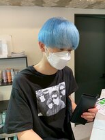 ペレ 原宿(PELE)&nbsp;ダブルカラー/ケアブリーチ/羽エクステ/原宿