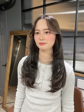 ロフティー 清澄白河(LOFTY) ハッシュカット/カーテンバング/顔周りカット/ダークブラウン