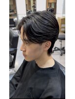 エクシア 渋谷店(EXCIA)&nbsp;曲がる縮毛矯正 毛流れセンターパート