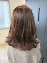 モコヘアーフロール(MOCO hair flor)&nbsp;透明感ショコラベージュ×くびれレイヤーミディアム