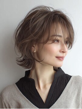 ハーツ(Heart's) 白髪ぼかし脱白髪染め似合わせカット40代50代60代