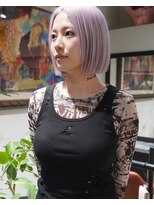 グッドフェローズ キタホリエ(GoodFellas kitahorie) 透明感ハイトーンボブで叶える小顔見せレイヤーブリーチ艶感