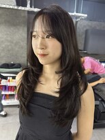 レブ 四条烏丸(Reb,)&nbsp;透明感あるグレージュカラーレイヤーカット
