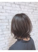 #ボブレイヤー#外国人風カラー#暗めカラー