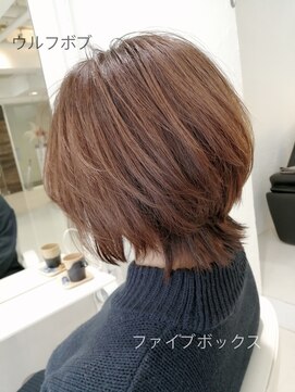 ファイブボックスヘアー 広島(five vox hair) ウルフボブ