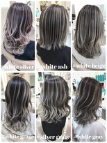 アッシュ 大宮店(Ash)&nbsp;高透明感×コントラストバレイヤージュカタログ☆