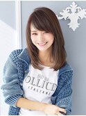 《Uri/二子玉川》うる艶ブラウン×とろみストレート