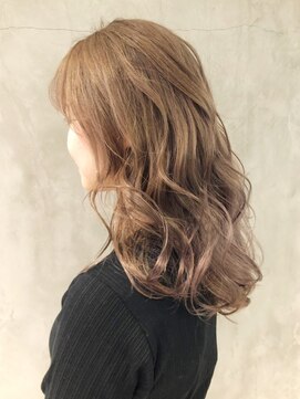 アイティー バイ アルバム 浦和店(IT by ALBUM) テディーベージュ_ココアブラウンフリンジウェーブ_ba277312