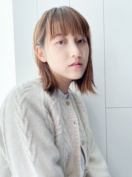 アイティー バイ アルバム 浦和店(IT by ALBUM) ゆるベージュ_エアリーミディショートパーマ_8240