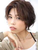 ビーグレイスヒロミ(be Grace HIROMI)&nbsp;クセ毛風前下がりショート×30代大人ブラウンvol.3