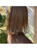 ホーム(HOME)&nbsp;オリーブベージュ　ボブ　オリーブグレージュ