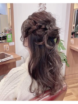 ルシードスタイルビーシャイン(LUCIDO STYLE B SHINE) 豊橋ビーシャイン★1.5工程ハイライト×ブルージュブラウン