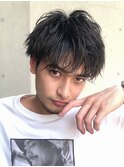 【大人センターパート&濡れ感波巻きスパイラルパーマ】