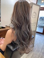フラッグヘア 新宮店(Flag HAIR)&nbsp;コントラストハイライト☆イルミナカラー白髪ぼかしハイライト