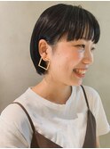 ワイドバングボブ