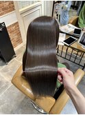 大人可愛い艶髪セミロング