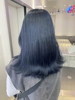 ゲーム 原宿店(GAME)&nbsp;ブルーブラック/ダブルカラー/ケアブリーチ/髪質改善/原宿