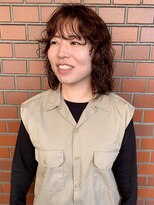 イオエ(ioe)&nbsp;前髪/アンブレラカラー/こなれミディ/イメチェン/ウェーブパーマ