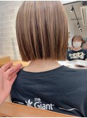 イメチェン切りっぱなしボブ×美髪縮毛矯正[横浜駅]