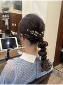 ゆるっとたまねぎ金箔ヘア♪