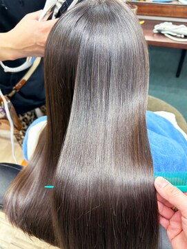 モダ 静岡(MODA) 20代30代大人可愛い髪質改善カラーココアブラウン艶感透明感